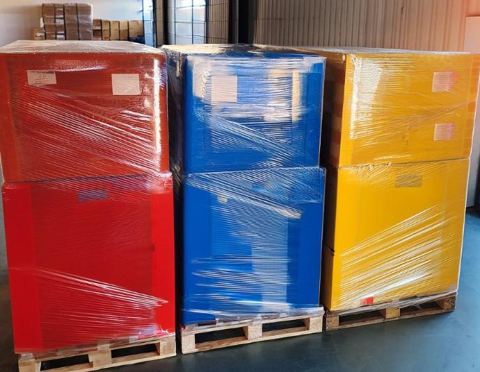 Calidad de películas plásticas de colores