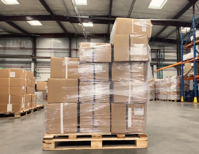 No fuerza de contención con el emplaye rollo